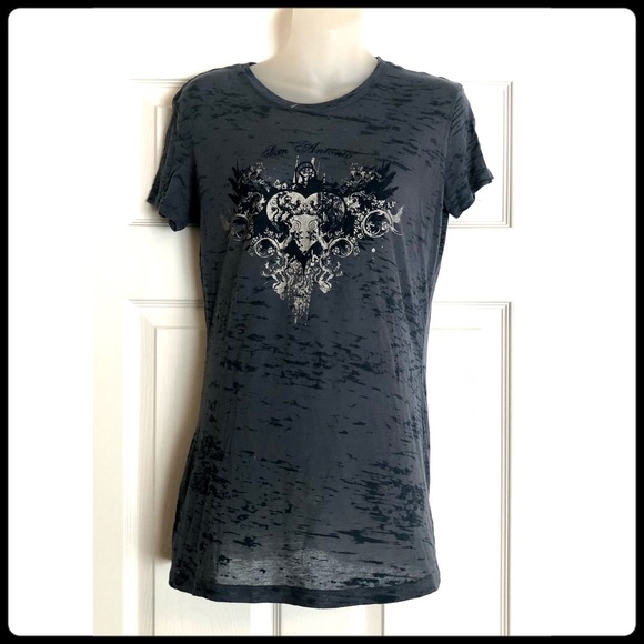 San Antonio Burnout Graphic T-shirt - Picture 1 of 7